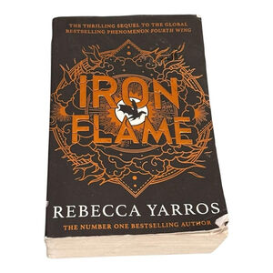 Iron Flame Rebecca Yarros Fantasy Romance Paperback Book Sequel Fourth Wing 2023